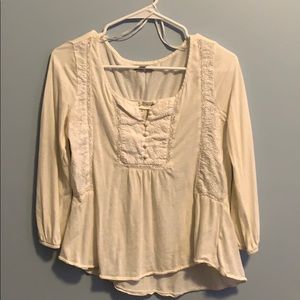 Off white floral long sleeve